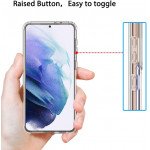 Wholesale Clear Armor Hybrid Transparent Case for for Samsung Galaxy S21 Ultra 5G (Clear)